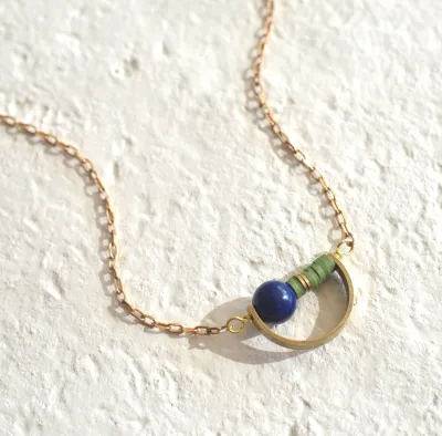 Amelia Necklace - Lapis Lazuli