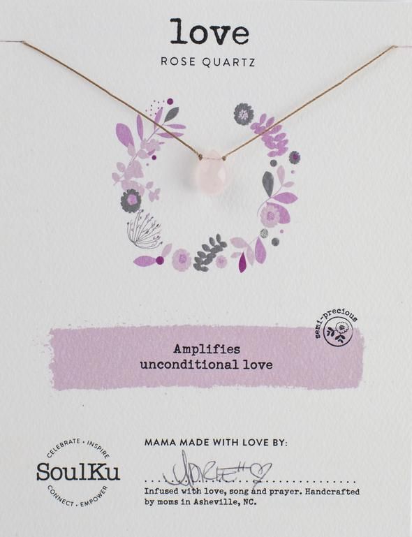 Soul-Full Necklace Rose Quartz - Survivor