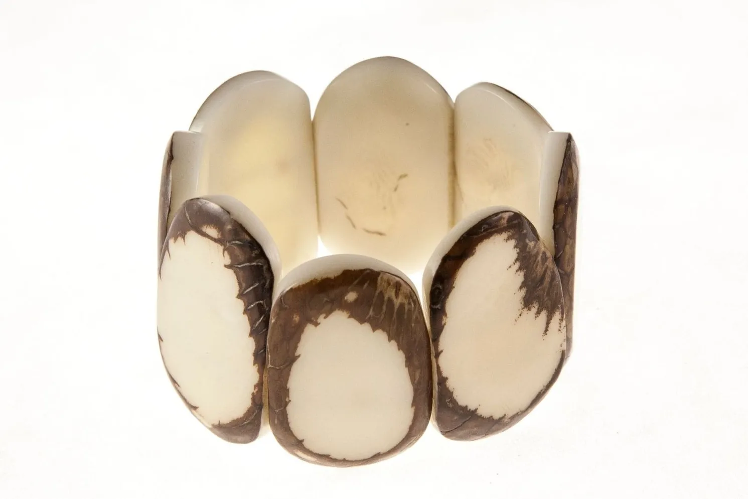 Carved Ivory Bracelet - 1B114-IV