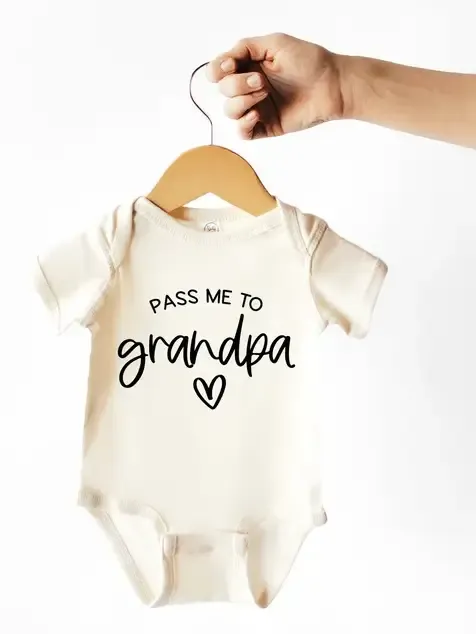 Pass Me to Grandpa 6-12 Months Short