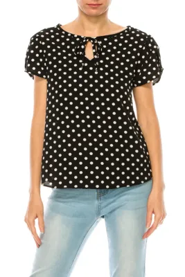 Polka Dot Black Medium