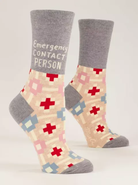 Emergency Contact Person Women&#39;s Sock