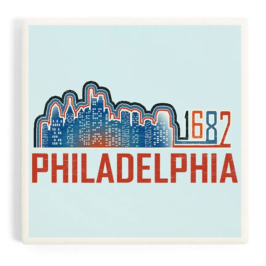 Philadelphia, Retro Skyline, 1682