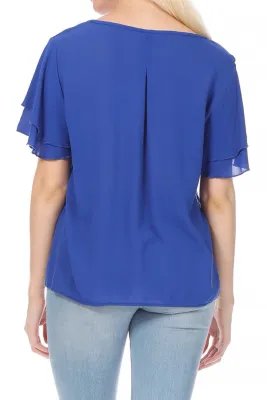 Flutter Sleeve Medium / Royal Blue