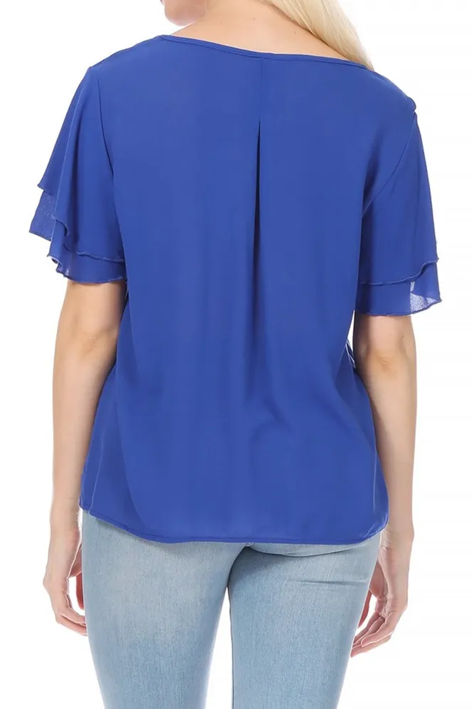 Flutter Sleeve Large / Royal Blue