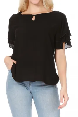 Flutter Sleeve Large / Black