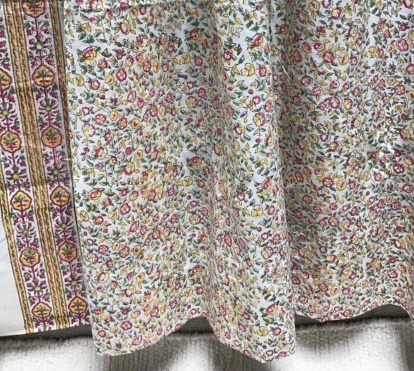 Shower Curtain Cornwall Yellow/Pink Shower Curtain Cornwall Yellow/Pink