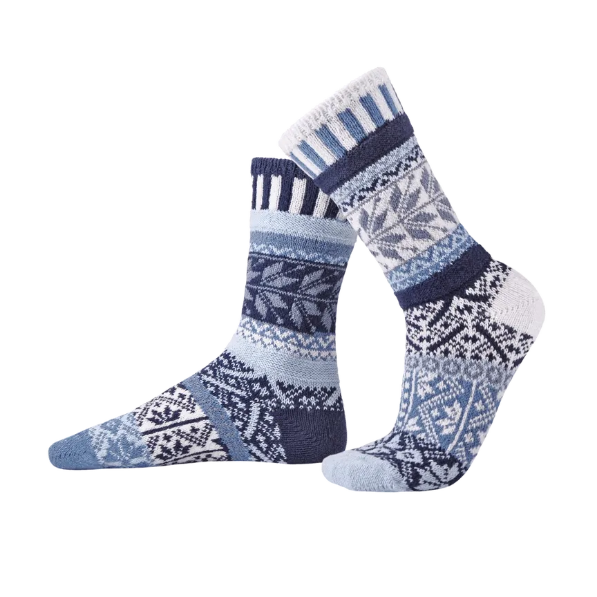 Snowdrop Crew Socks - Large (Women 10 - 12 / Men 9 - 11)