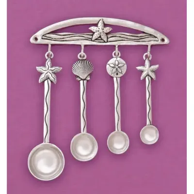 Shells Measuring Spoon Set NO HOOK Shells Measuring Spoon Set NO HOOK