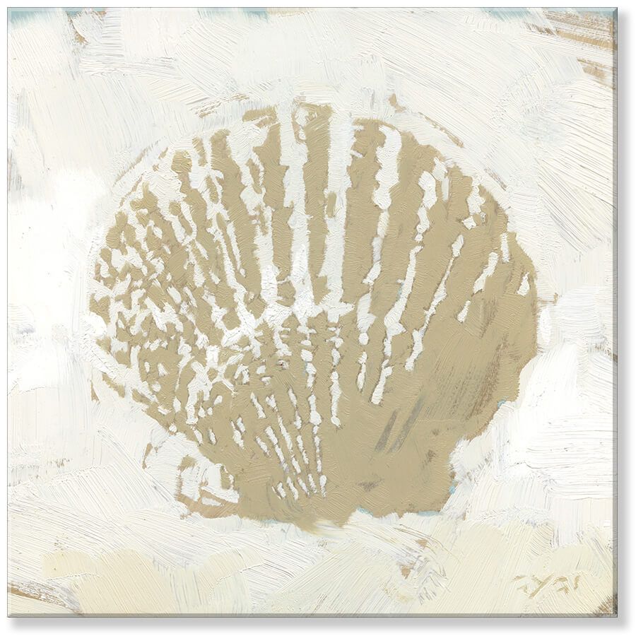 PECTEN SILHOUETTE GICLEE  14&quot;Lx14&quot;Wx1&quot;HWALL