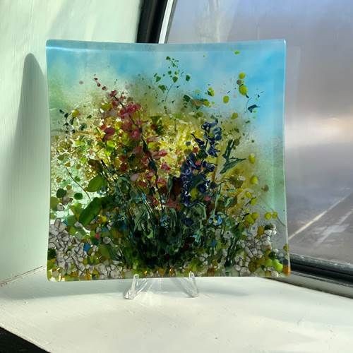 Wildflower Square Plate