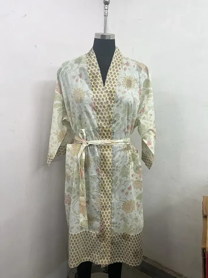 CEREUS FLORAL CREAM   KIMONO