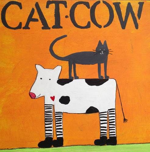 Catcow (yoga pose) 4x4