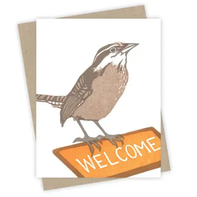 Welcome Wren Card