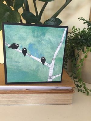 Green Chickadees 4x4 Green Chickadees 4x4