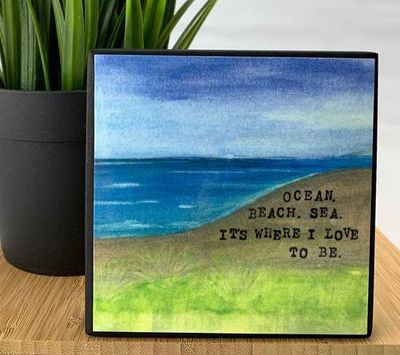 Beach Scene 4x4 Beach Scene 4x4