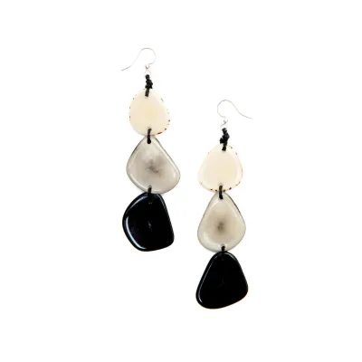 Bali Earrings - Black Combo