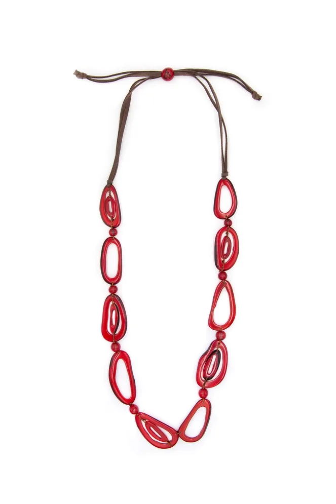 Emily Necklace - Red