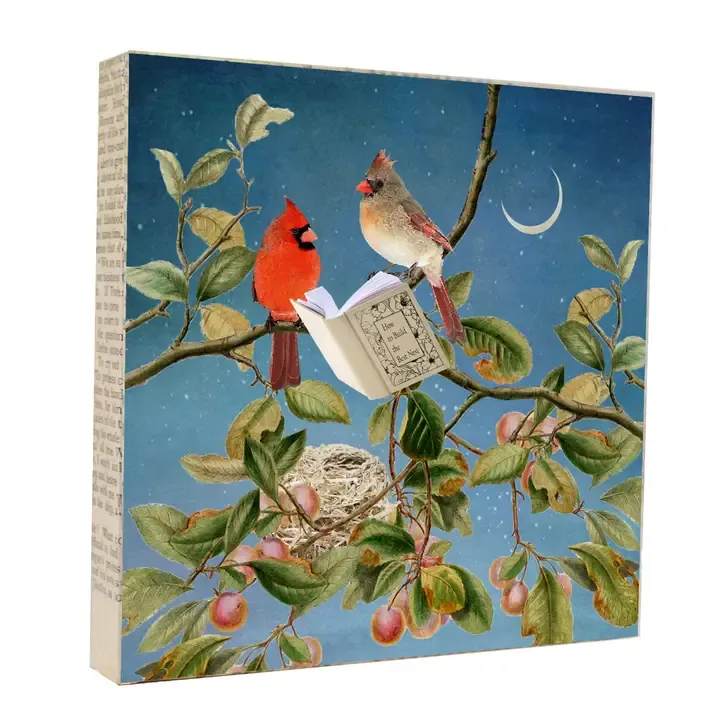 Reading Cardinals 5x5 Art Block