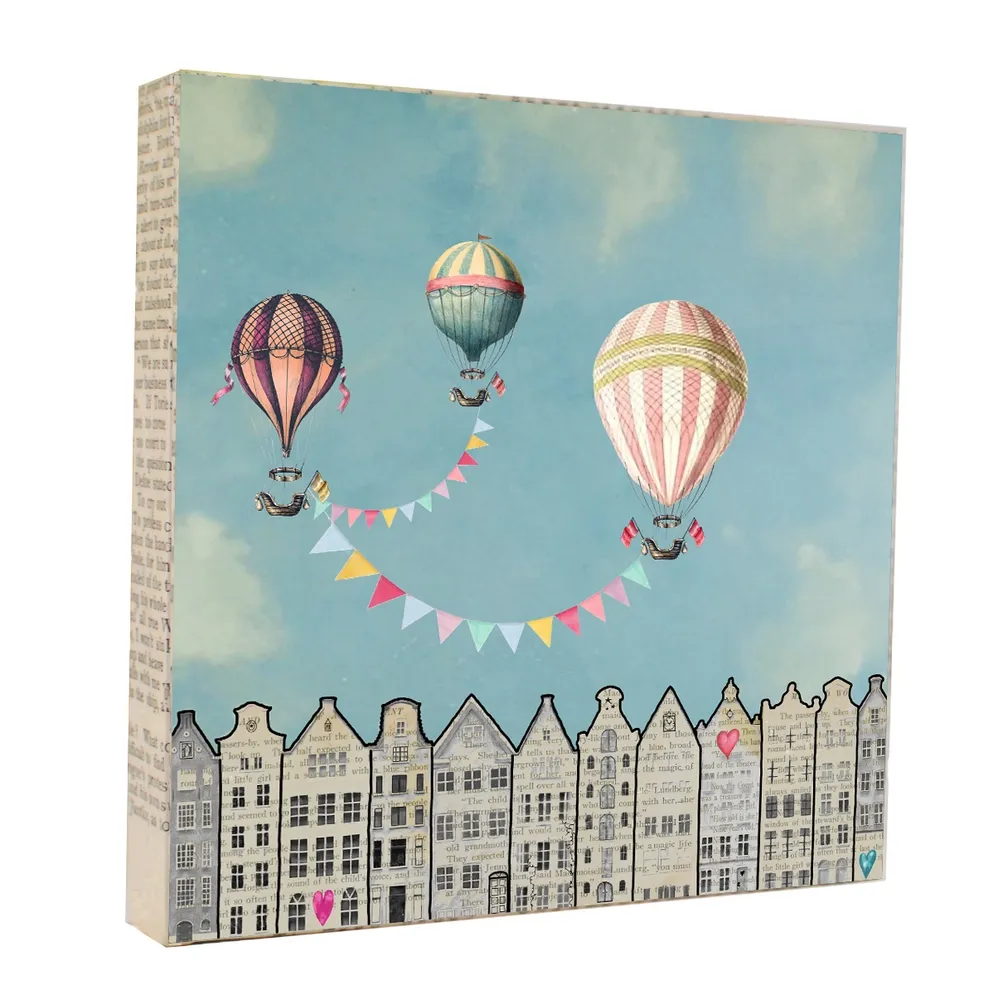 Paper Houses 5x5 Art Block