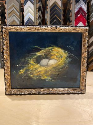 Nest Two Egg Original Oil 8x10