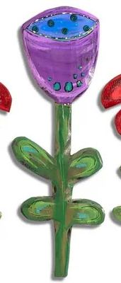 Flower-Modern Tulip - Purple Flower-Modern Tulip - Purple