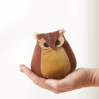 Whimsical velvet owls Bronze Owl Whimsical velvet owls Bronze Owl