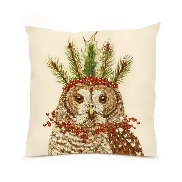 Candace the Owl 16 x 16 Pillow