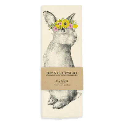 Peaches Tea Towel