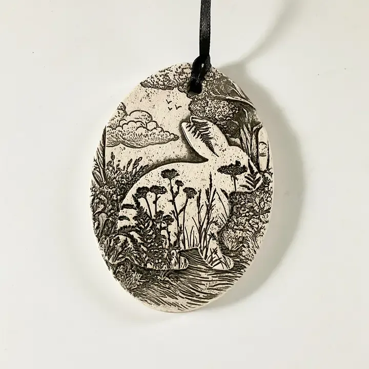 Pottery Ornament - Rabbit
