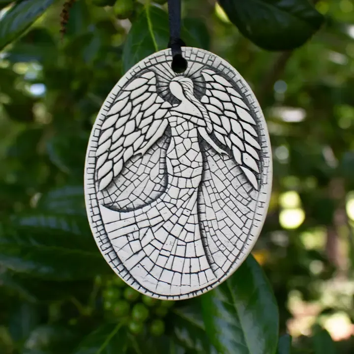 Pottery Ornament - Angel