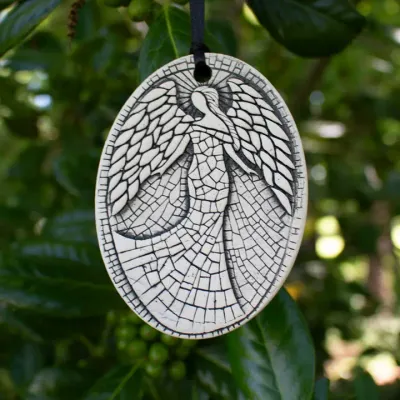 Pottery Ornament - Angel