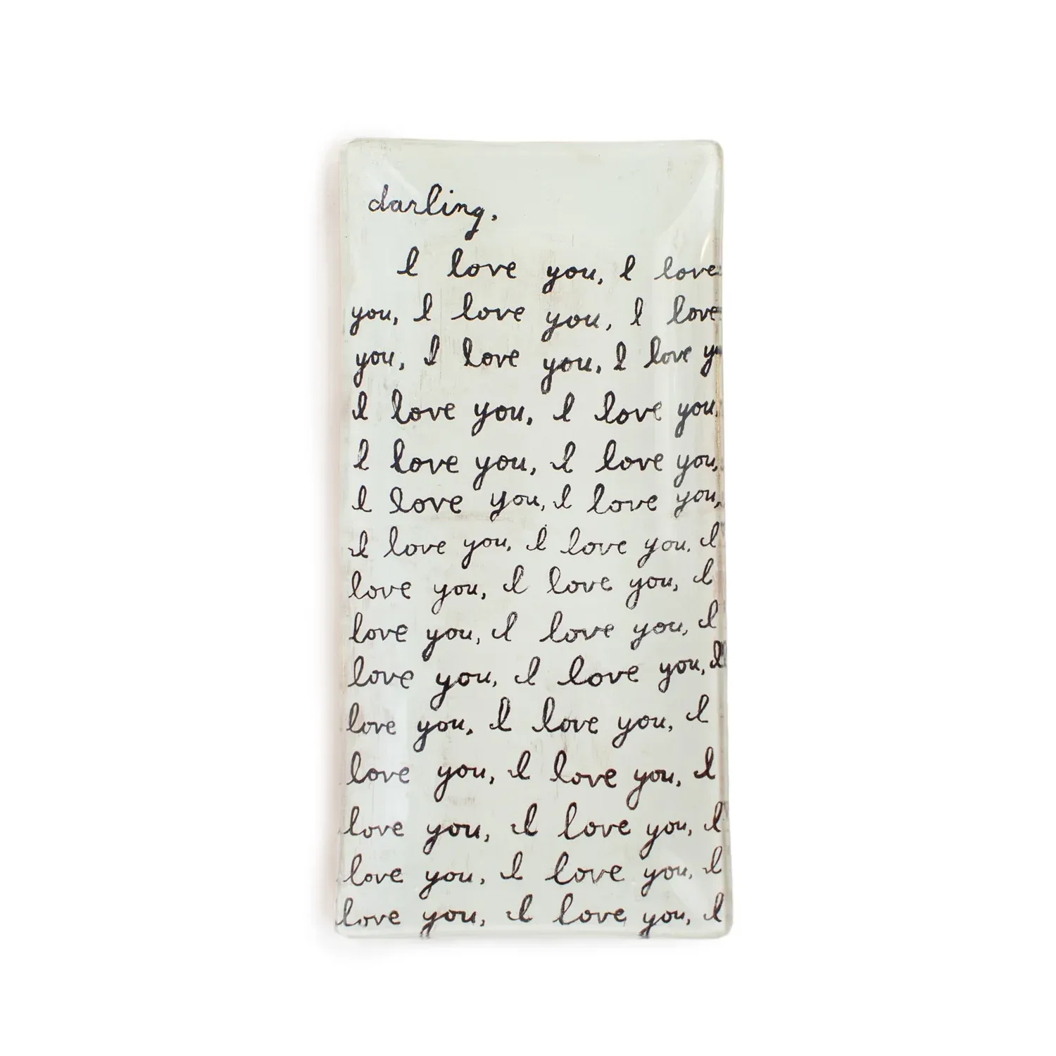 Letter For You Plate 8.5&quot; X 4&quot;