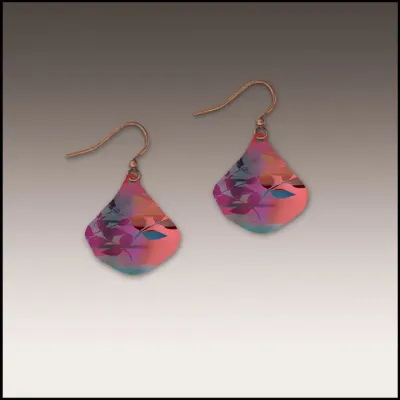 32NGTropical Twilight Foliage Ginkgo Handmade Earrings