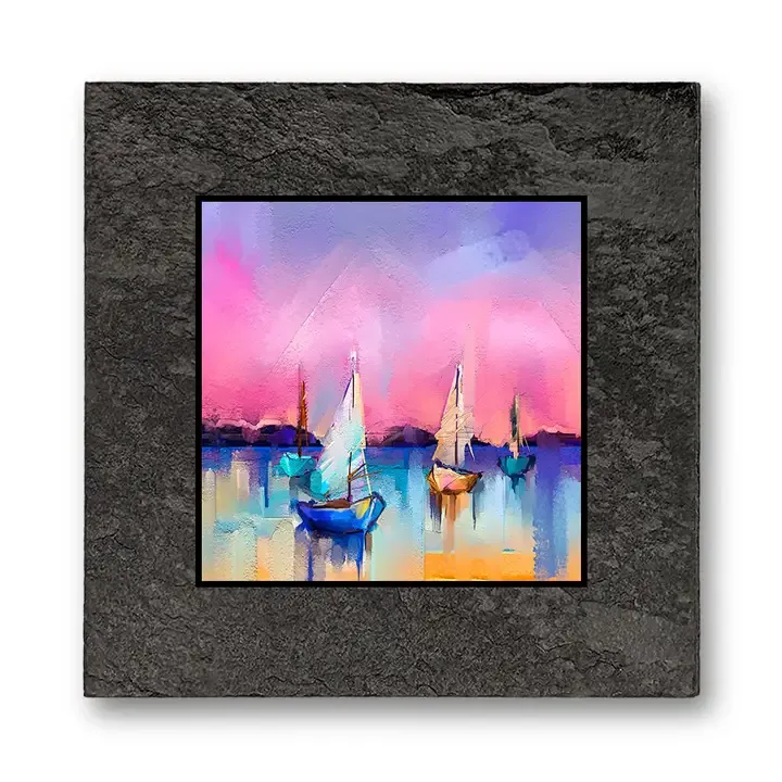 Slate Coaster-FA19 - Traditional Slate Coaster-FA19 - Traditional