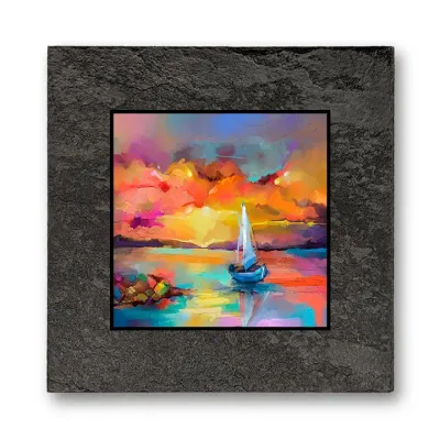 Slate Coaster-FA21 - Traditional Slate Coaster-FA21 - Traditional