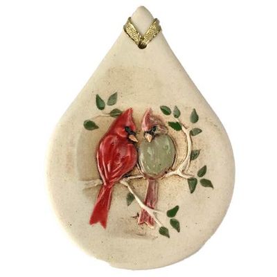 Ornament - Cardinal pair CHRISTMAS MERCH NO RETURN
