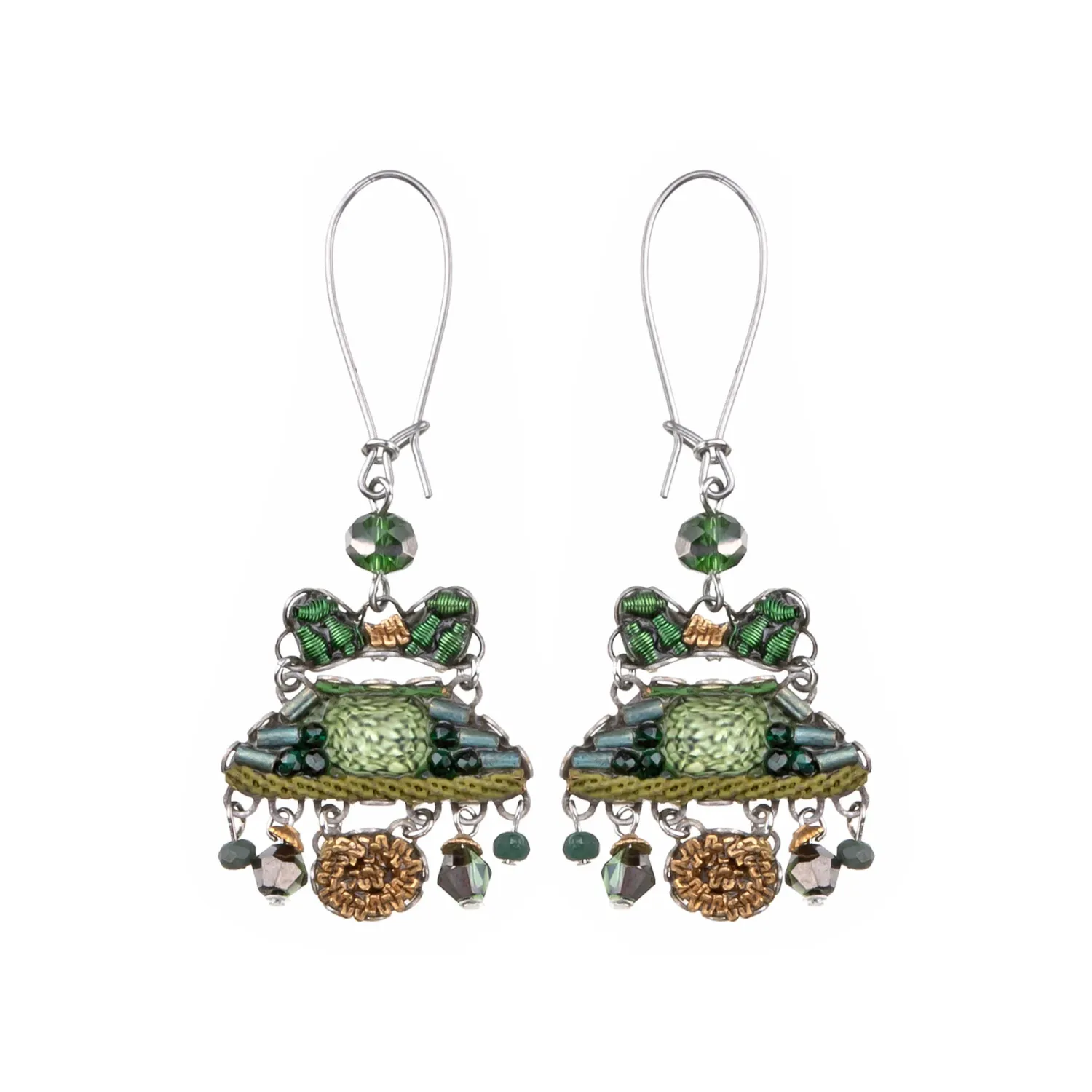 011C2090 VIRIDIAN MOOD EARRINGS