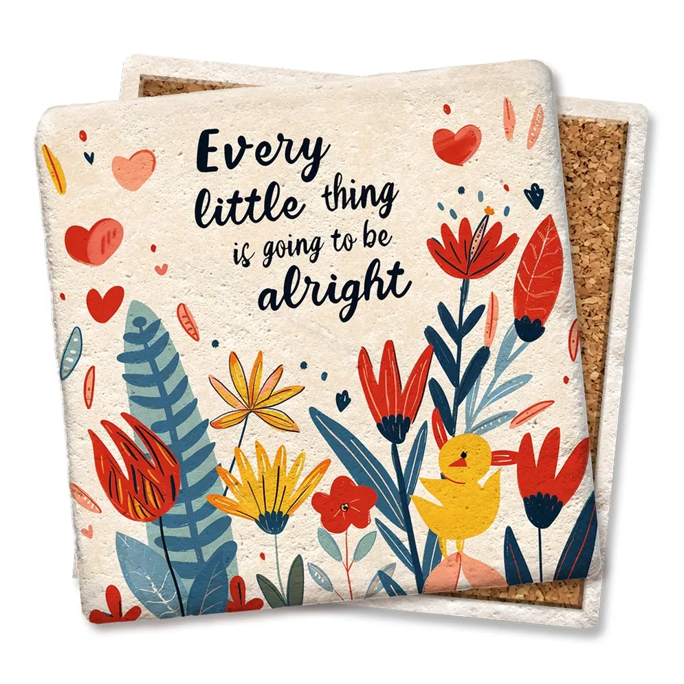 Coaster Every Little Thing Is Going To Be Alright Flowers - Limestone