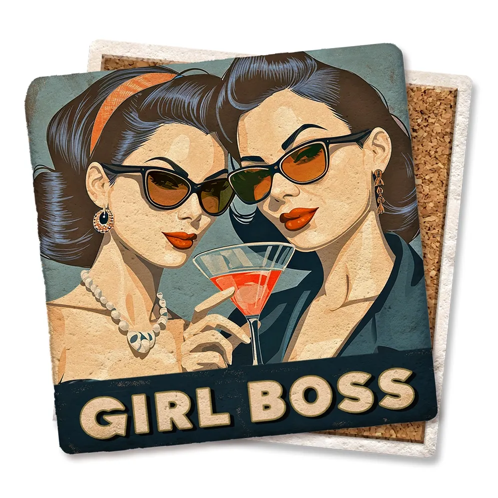 Coaster Girl Boss - Limestone Coaster Girl Boss - Limestone