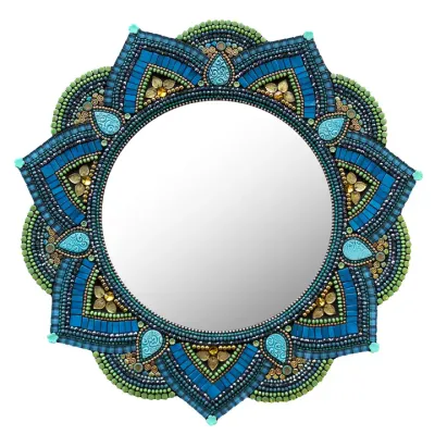 14&quot;- Mandala - Capri Blue