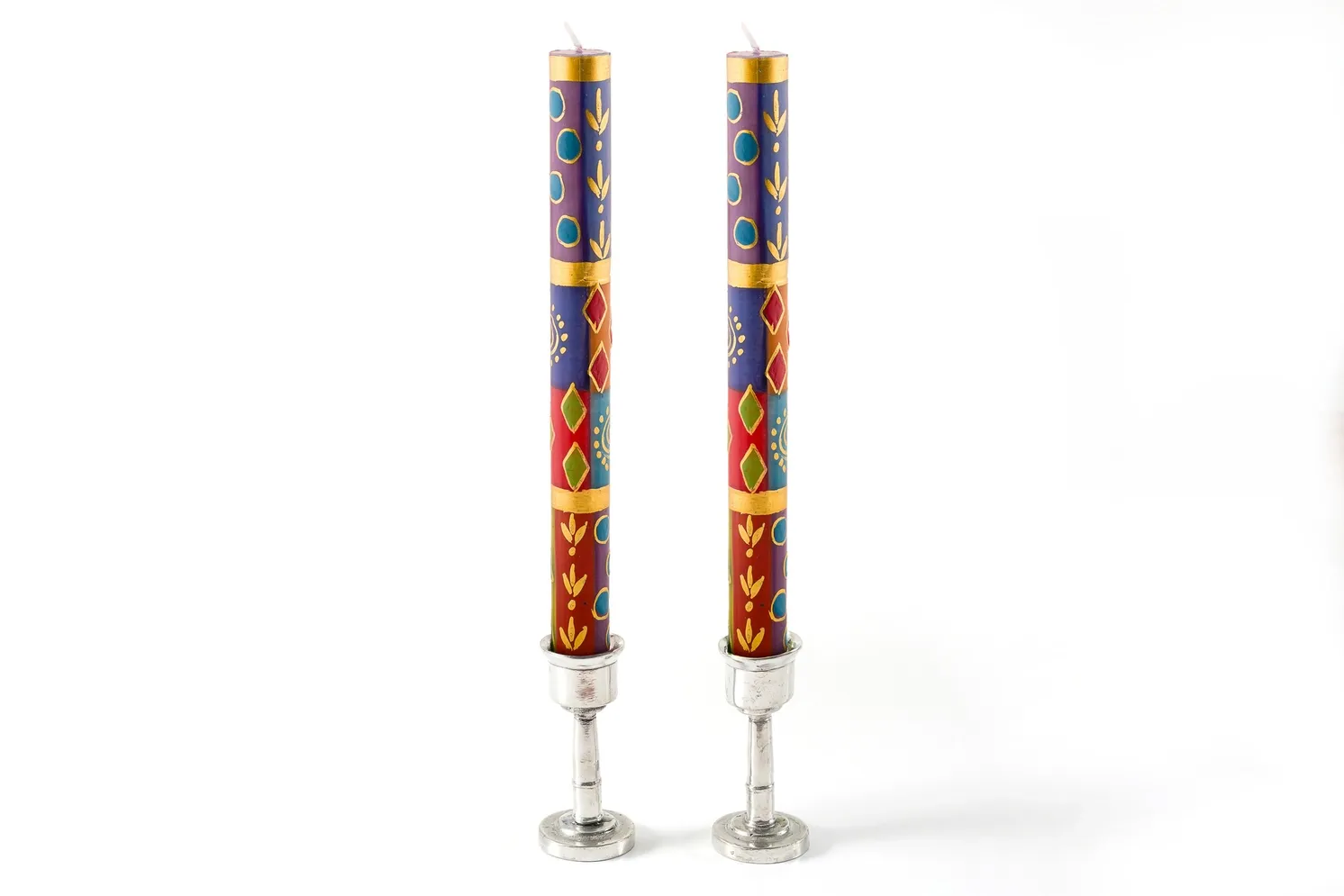 African Minerals Candle - Taper 9&quot; Pair (8 hour burn time)