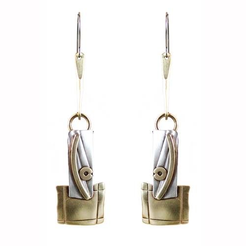 E3860 Splash of Delight Earrings sterling silver brass