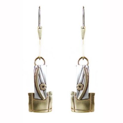 E3860 Splash of Delight Earrings sterling silver brass