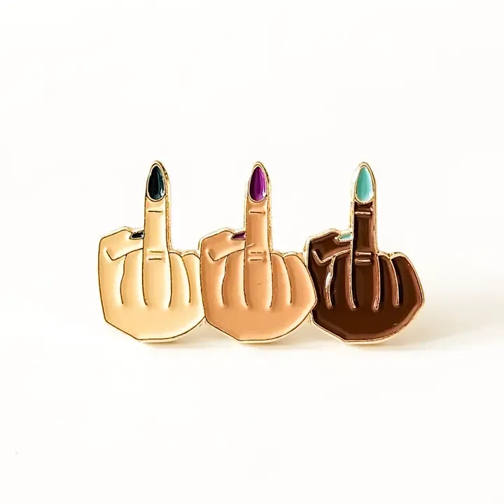 Middle Finger Pin