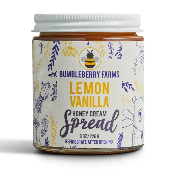 Lemon Vanilla Honey Cream Spread