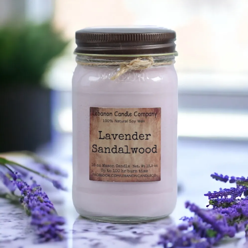 Lavender  Sandalwood - Candle