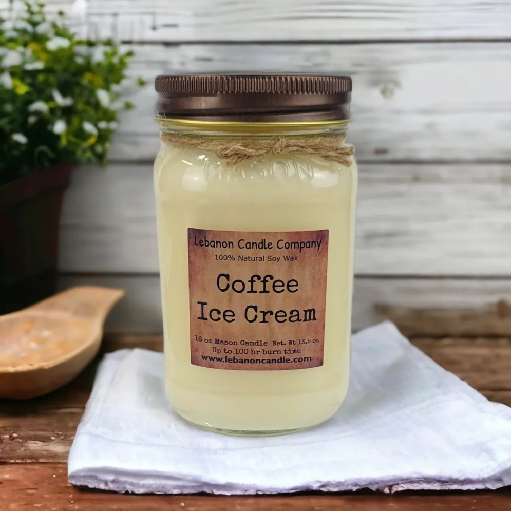 Coffee Ice Cream - Candle