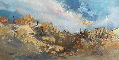 Dunescape Oil On Board 6x12