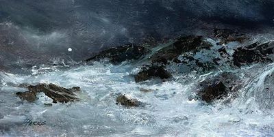 Rhythm And Blues Oil On Board 6x12